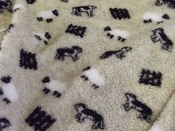 Sztuczne futro Sherpa polarowy materiał z owczej skóry