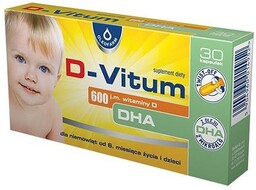 Oleofarm D-Vitum 600 j.m. witaminy D DHA -