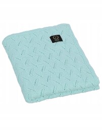 Yosoy Kocyk Spring ażurowy warkocz Klor Miętowy