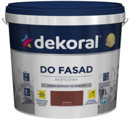 Dekoral Farba akrylowa do fasad wiśniowy 5L