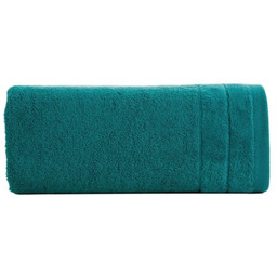 Ręcznik bawełniany 70x140 Damla turkusowy ciemny 500g/m2