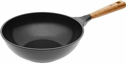 Gerlach Natur Wok, Aluminiowy Ceramika, Czarny, 20 cm