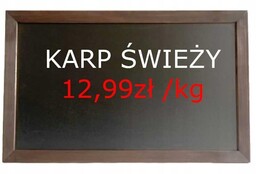 Tablica kredowa na ścianę duża czarna wisząca zawieszana