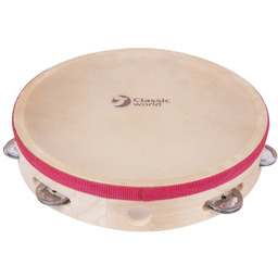 Classic World Edu Instrument Muzyczny Tamburyn 25 Cm