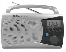 Radio sieciowo-bateryjne Eltra Kinga 2 srebrne