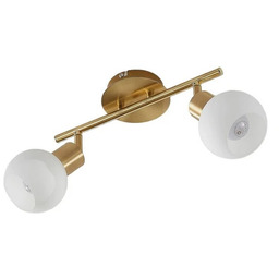 Lindby - Elaina 2 Lampa Sufitowa Brass/Opal
