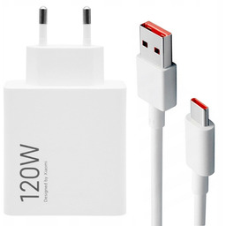 120W Oryginalna Ładowarka Xiaomi Kabel Usb-c Redmi 12