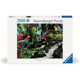 Ravensburger Puzzle 2D 2000 el.: Papugi w dżungli