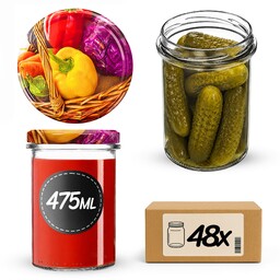 Słoiki na przetwory Befa 475ml 8szt fi 82