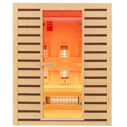 Sauna na podczerwień infrared sucha 4-osobowa 153x110 cm