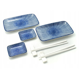 Komplet do sushi dla 2 osób Tokusa Blue