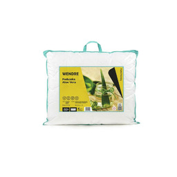 Wendre Poduszka Aloe Vera 50x60 pikowana biała mikrofibra
