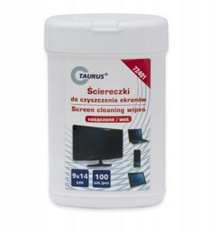 Ściereczki/chusteczki nasączane do czyszczenia ekranów TFT/LCD 100szt. /72401/