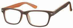 Sunoptic Okulary Zerówki klasyczne oprawki CP156B brązowe