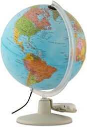 Globus Interaktywny Parlamondo z penem w zestawie, podświetlany,
