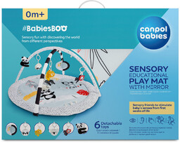 Canpol, Babies, Sensoryczna mata edukacyjna z lusterkiem BabiesBoo