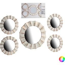 Gift Decor Zestaw lusterek, biały/złoty, standardowy