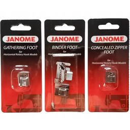 Zestaw stopek do zamka krytego, marszczenia i lamownik