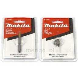 Zestaw stempel+matryca do nożyc skokowych Makita JN1601 DJN161