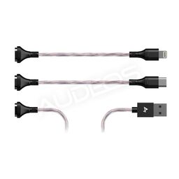 IKKO ITM-IKKOFFL przewody premium USB-C, USB-A i Lightning