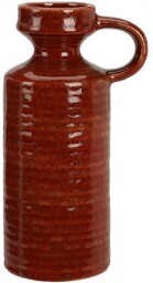 Wazon kamionkowy Busara 8,5 x 20 cm, czerwony