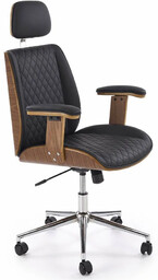 Elior Fotel czarny obrotowy do komputera B9-H64
