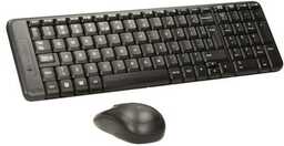 Logitech MK220 Czarny Zestaw mysz i klawiatura