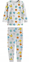 Piżama Pokemon Pikachu Squirtle Bulbasaur Pokeball 110-116 (5-6
