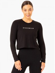 Ryderwear Damska koszulka z długim rękawem Foundation Black
