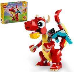 Oryginalne Klocki Lego Creator 3w1 31145 Duży Czerwony