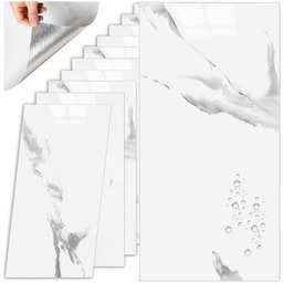 x10 Panel Ścienny Samoprzylepny Marmur Pcv Laminat 30