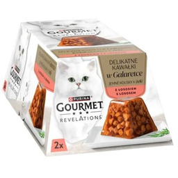 GOURMET Karma dla kota Revelations Łosoś w galaretce