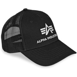 Czapka ALPHA INDUSTRIES TRUCKER BASIC czarna 186902 03
