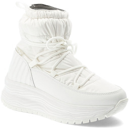 Filippo Białe Śniegowce Ciepłe Buty Damskie Na Platformie