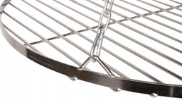Ruszt ogrodowy do grilla chromowany (70 cm)