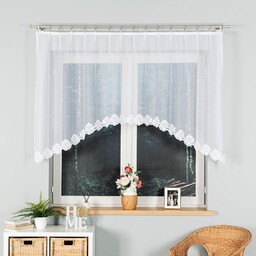 Markizeta Firana żakardowa gotowa 250x120 001 biała Żaklina