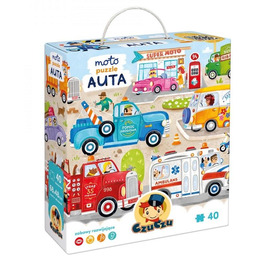 CzuCzu Moto puzzle Auta 3+ Układanka Logiczna