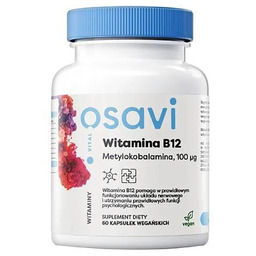 Osavi Witamina B12 metylokobalanina 100 mg, 60 kaps.