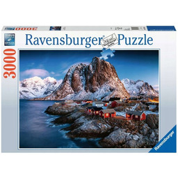 Puzzle 3000 elementów. Hamnoy. Lofoty Ravensburger
