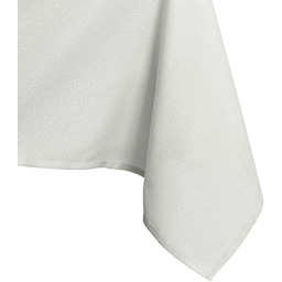 AmeliaHome Obrus plamoodporny błyszczący owalny 140x220 cm ecru