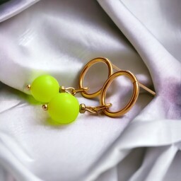 Pakamera Swarovski neon pearls : neon yellow