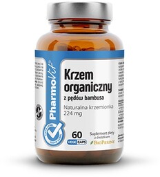 PharmoVit Clean label Krzem organiczny, 60 kapsułek