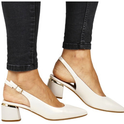 DAMSKIE SANDAŁY CZÓŁENKA BEZ PIĘTY SERGIO LEONE 175