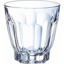 Zestaw 6 szklanek ze szkła wytrzymałego niskiego kształtu