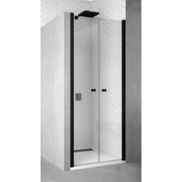 SANSWISS SOL208000607 SOLINO BLACK Kabiny prysznicowe 80x200cm