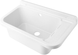 HYDROLAND ZLEW.50 BIAŁY Komora gospodarcza biała 50x34