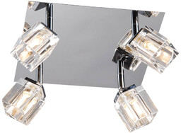 Przysufitowa lampa z regulacją Crt CRT-4SQ Italux chrom