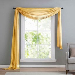 Zasłona poprzeczna, dekoracja z przezroczystego woalu, idealne uzupełnienie