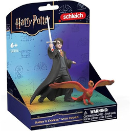 schleich HARRY POTTER Harry & Fawkes z mieczem