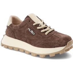 Filippo Sneakersy damskie o sportowym fasonie z jasnymi